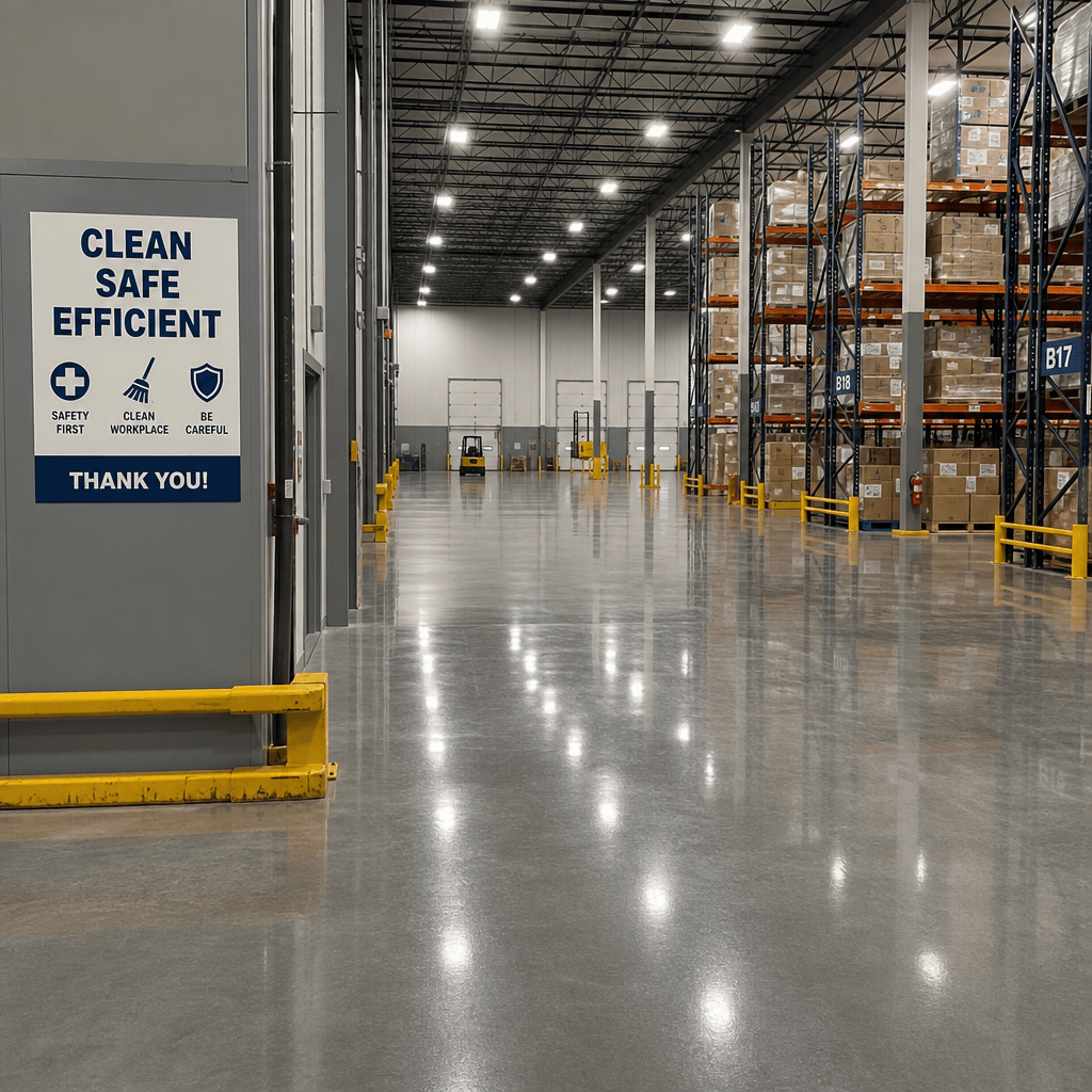 Warehouse Cleaning in Dandenong South by Vibrant property Services